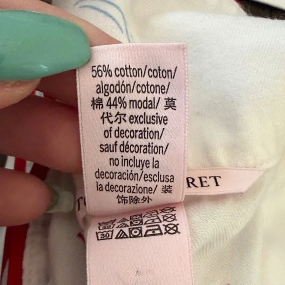 Victoria's Secret Cream Pajama Top - Picture 8 of 8